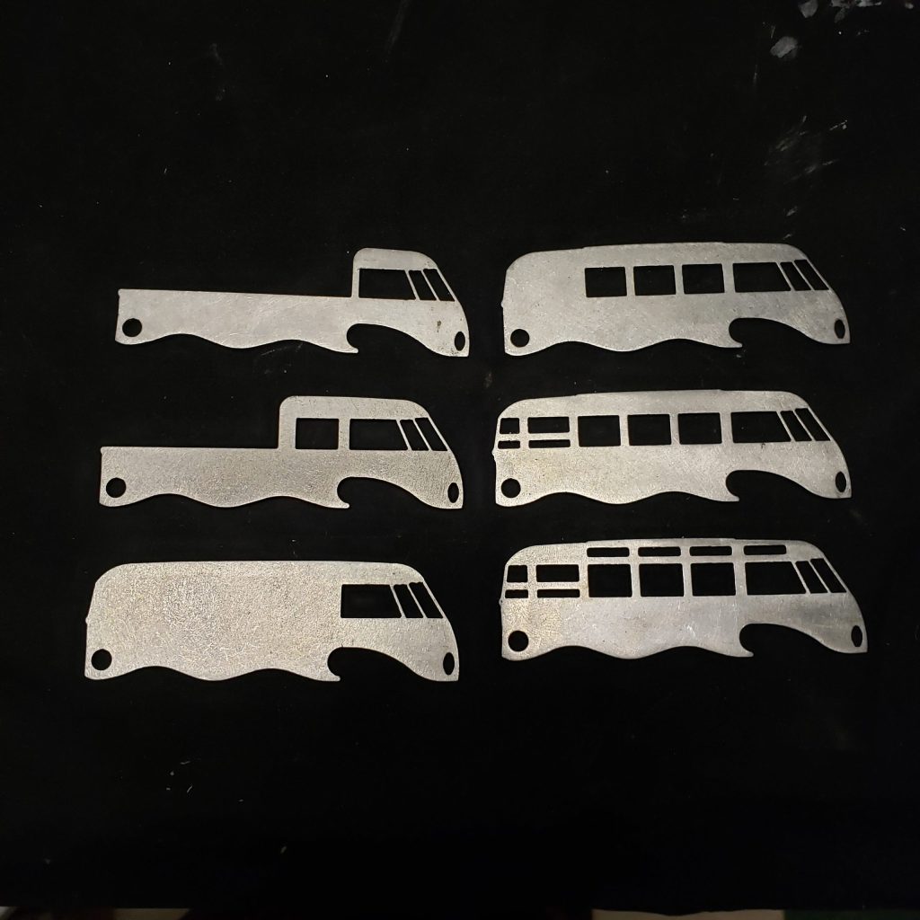 VW Bus Bottle Opener Key Fob – Stainless Steel Split Window Bus